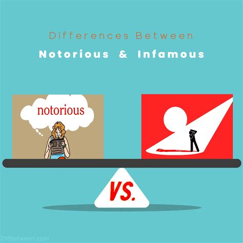 Difference Between Famous And Infamous