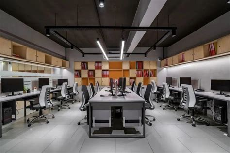 100万以上90-120平米办公室装修效果图_100万以上90-120平米办公室装修设计图片-齐家网工装效果图频道