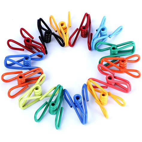Riveda Assorted Chip Bag Clips Utility Pack of 30 - PVC 2 Inch Coated ...