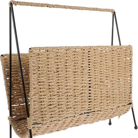 Woven Newspaper & Book Organizer