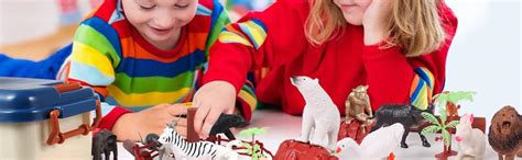 Mallexo PVC Quality Forest Animals Set for Kids Play Safely Toys 8PCs ...