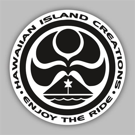 Hawaiian Island Creations Vinyl Sticker/Decal - HIC Surf -Boardshorts ...
