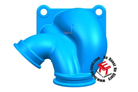 Twin scroll upgrade turbo manifold for Ford Focus RS MK III | TurboTotal