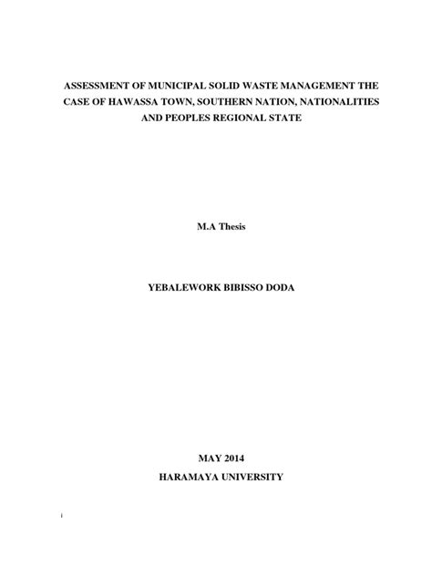 Image result for Abstract On Municipal Solid Waste Management