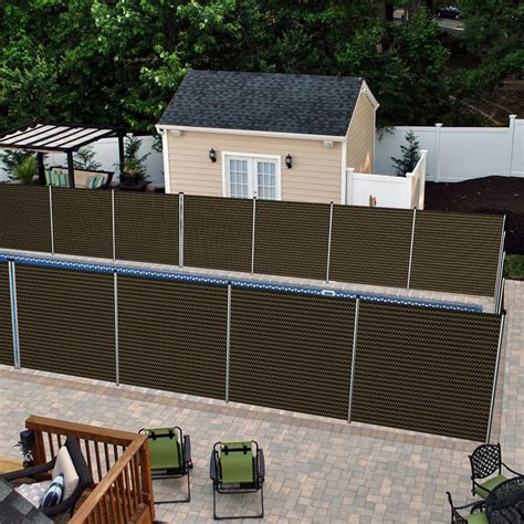 Snapklik.com : Patio Outdoor Privacy Screen Pool Fence For Inground ...