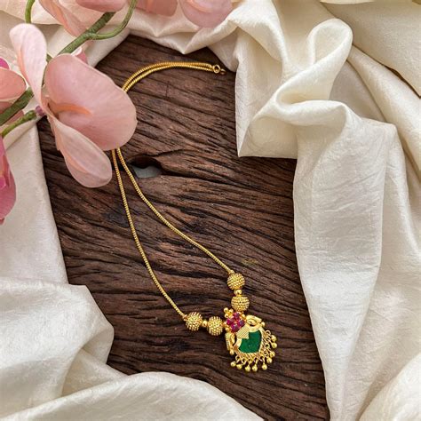 Traditional Gold Alike Kerala Palakka Pendant Neckpiece-G13274 ...