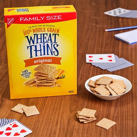 Wheat Thins Original Whole Grain Wheat Crackers Family Size 14 oz - 1 ...