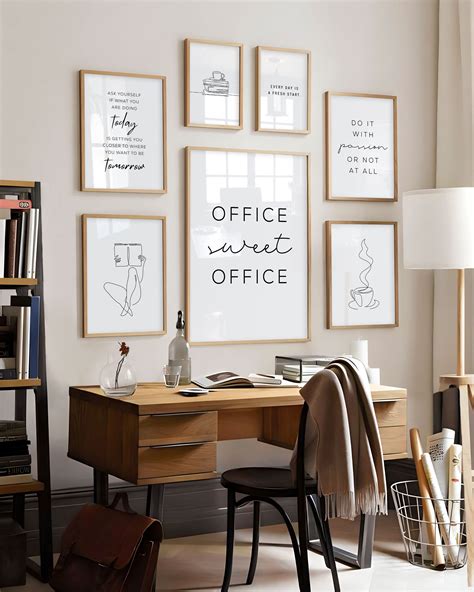 Home Office Wall Art Set, Office Wall Decor, Office Wall Art ...