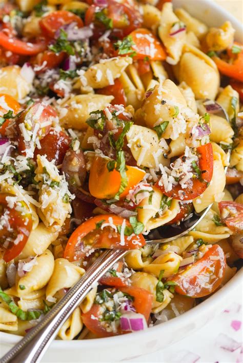 Bruschetta Pasta Salad - Wellness by Kay