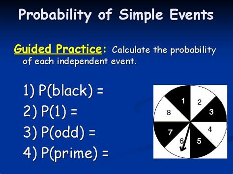 Experimental Probability of Simple Events 的图像结果