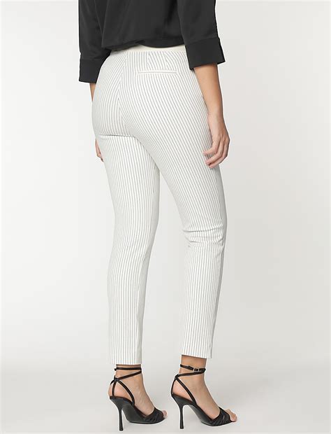 Buy Striped Slim Fit Trousers at Marks & Spencer