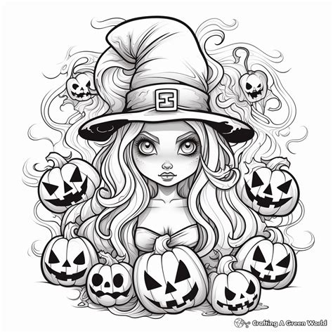 Printable Adult Coloring Pages Halloween [2025]
