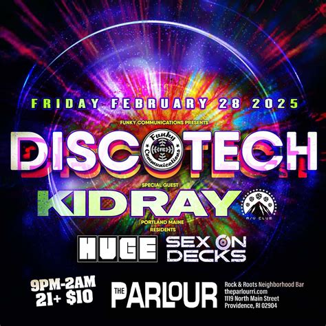 DiscoTech ft. Kid Ray + Residents, 1119 N Main Street, Providence, RI ...