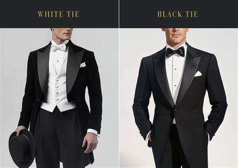 Understanding Black Tie and White Tie: The Ultimate Guide for Wedding ...