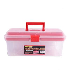 Jual krisbow Tool Box Kotak Alat Perkakas Toolbox Plastik 38x20x16.5 Cm ...