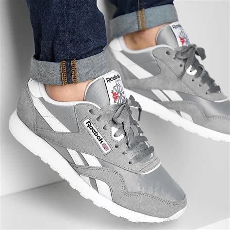 Gray reebok shoes online
