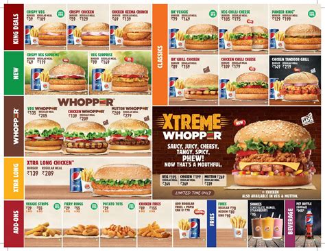 Price Burger King Menu Ph at Ollie McKeown blog