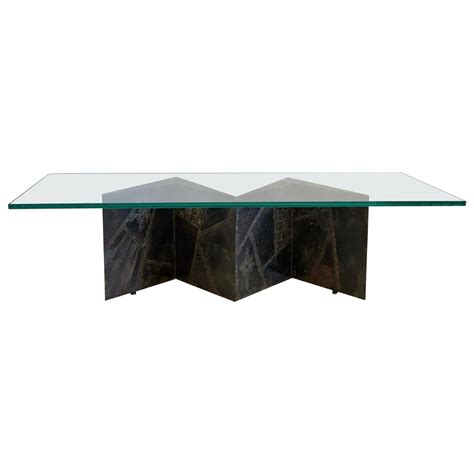 Paul Evans Welded Steel 1967 Brutalist Cocktail Table For Sale at 1stDibs