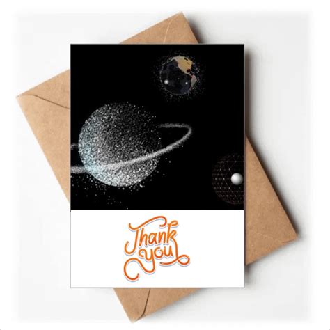 no/no Universe Earth Nebulae White Thank You Cards Envelopes Blank Note ...