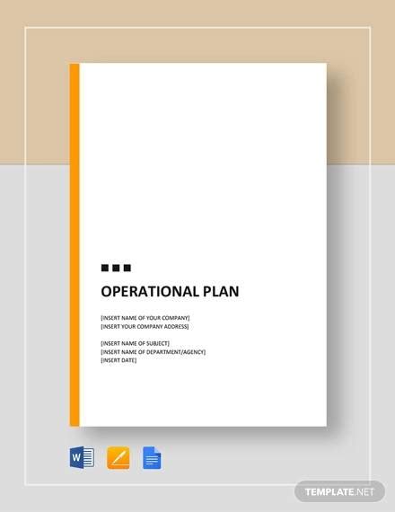 Business Operational Plan Sample 的图像结果