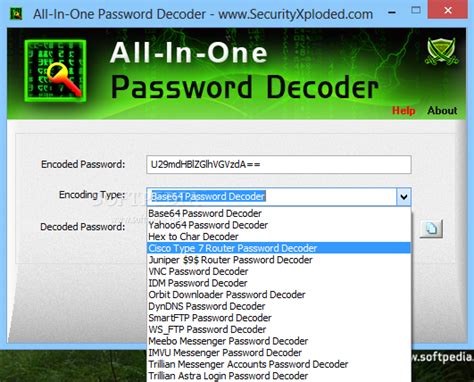 Portable All-In-One Password Decoder - Download - Softpedia