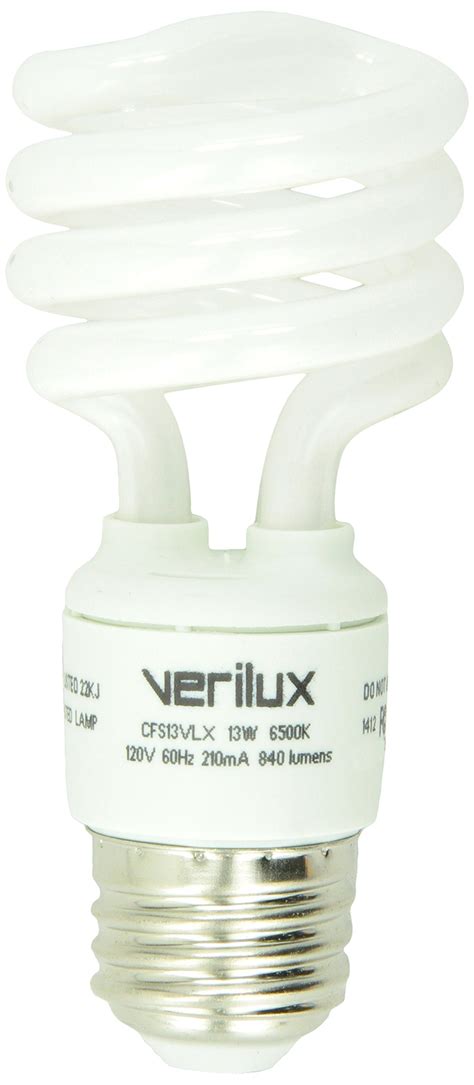 Amazon.com: Verilux 18 Watt Natural Spectrum Spiral Compact Fluorescent ...