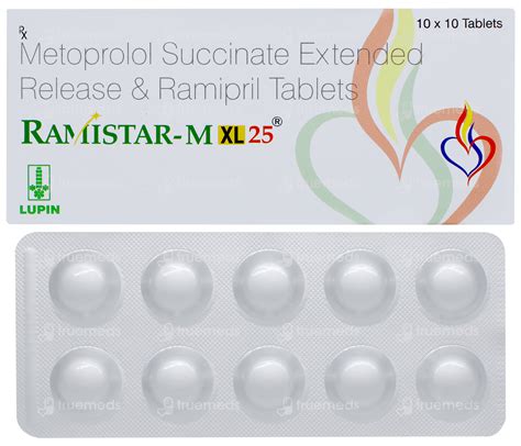 Ramistar M Xl 25 Tablet 10: Uses, Side Effects, Price & Substitutes