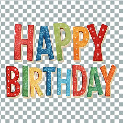 Premium PSD | Happy birthday typography or calligraphy lettering with ...