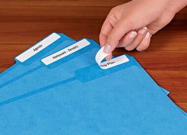 Avery® 05366 - Filing Labels, 2/3" x 3-7/16", Rectangle, White