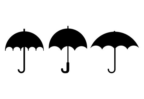Umbrella Silhouette Clip Art