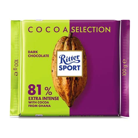 Ritter Sport Cocoa Selection81% 100G.
