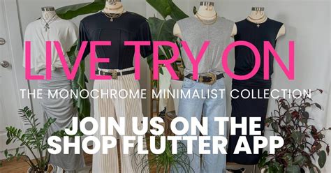 The Monochrome Minimalist Collection Live Try On, Online event ...