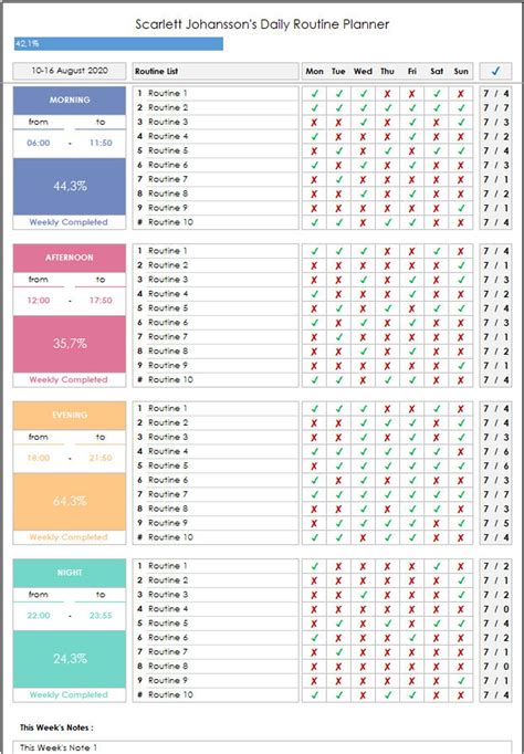 Image result for Weekly Activity Schedule Template Excel