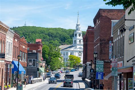 Downtown Middlebury Vermont Precast Concrete “Bridges” The Gap In