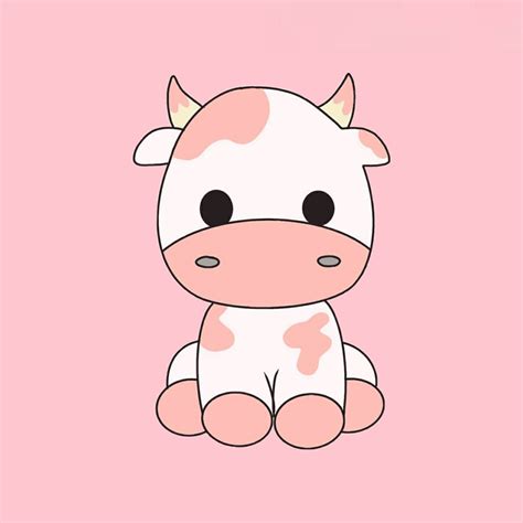Cute cow | Cute easy doodles, Cute easy drawings, Cute doodles