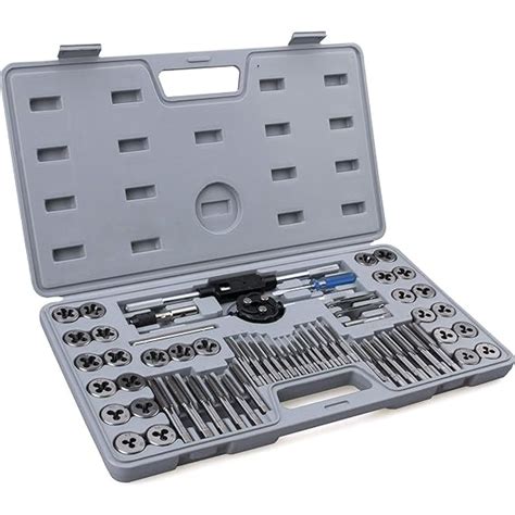 60-Pc Master Tap and Die Set - Include SAE Inch Size #4 to 1/2ââ‚¬Â and ...