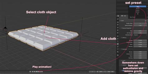 Image result for Cloth Sim Blender Advanced