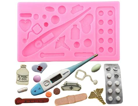 Medical Apparatus Tablet Silicone Mold for DIY Crystal Jelly Shots ...