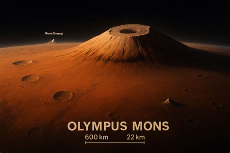 Olympus Mons On Mars Model