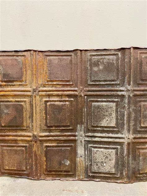 Vintage Metal Tin Ceiling Tile 【5946】 | D-FRAME