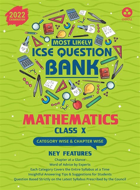 ICSE Most Likely Question Bank Mathematics Class 10 (2022 Exam ...