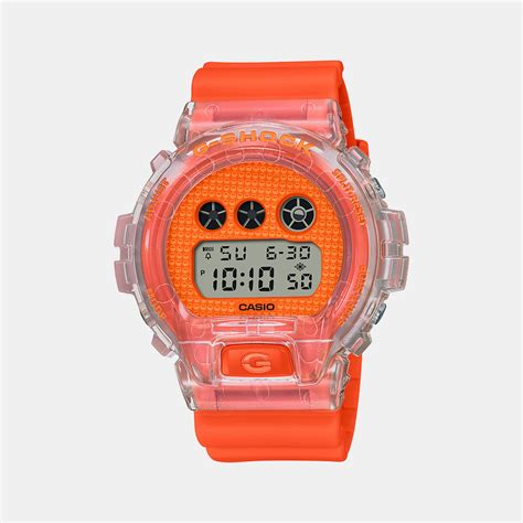 Casio G-Shock Men Quartz Orange Dial Digital Resin Watch G1362 – Just ...