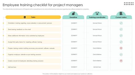Image result for Project Management Training Check Off List