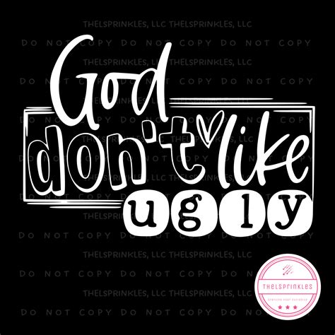 God don't like ugly, Png download | Word express, Words, Download