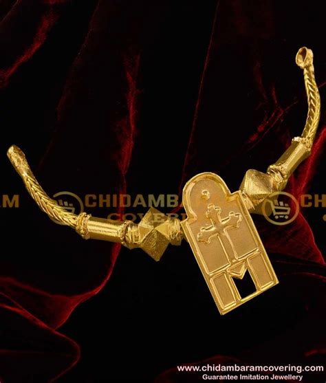 Buy Tamil Cross Thali With Thali Gundu Set Tamil Christian Minnu ...