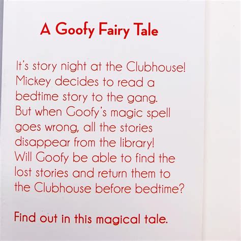 Disney Mickey Mouse Clubhouse: A Goofy Fairy Tale – Red Balloon Books