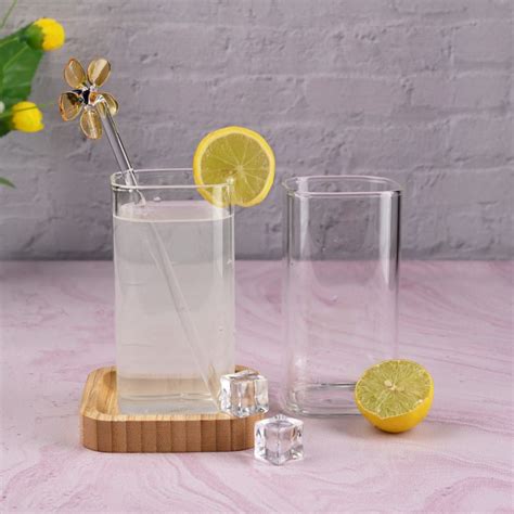 Berlin High Borosilicate Square Glass – Raj Imports
