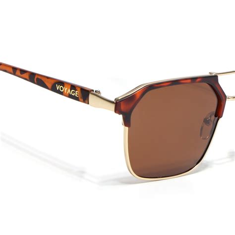 Commander | Demi Brown Wayfarer Polarized Sunglasses | Brown Lens - PM