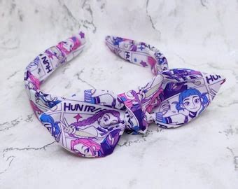 Bow- Huntrix K Pop Demon Hunter Inspired Hair Bow - Etsy India
