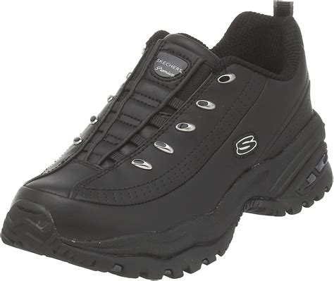 Skechers Sport Women's Premium-Premix Slip-on Sneaker, Black/Black, 7 m ...